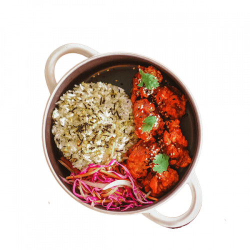 Cheesy Korean Fried Chicken